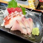 一笑一杯 - 一笑盛り（三点盛）@¥750