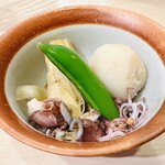 暁 - 里芋、ほたるイカ、若竹、スナップエンドウがシャキッ