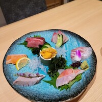 和食 いぶり別邸 新橋店 - 刺身盛り合わせ