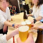 暁 - ぱんかーい☆ 示し合わせた様に、全員が白のトップスでした♪♪