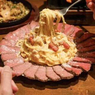 ◎ Ladies' Night Out Only ◎ Enjoy the popular "Meat Carbonara" at Shomon!