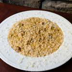 Porcini mushroom cheese risotto