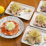 Motsuyaki Ban - モツ刺し 5種