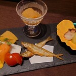 ザ・レイクスイート 湖の栖 - 洞爺湖のワカサギ等　前菜