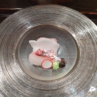 馳走 風々 - お造り：鯛・ヒラメ