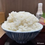 南部ビストロ うんめのす - 茶碗にマンガ盛のごはん