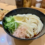 宗 - かしわ天ぶっかけ 800円＋うどん特盛 250円