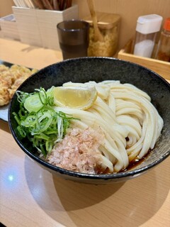 Mune - かしわ天ぶっかけ 800円＋うどん特盛 250円