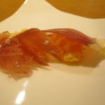 A Bee - 鹿児島県産の生ハムと鳥取県産実家の蜜柑を焼いて1