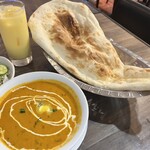 ヨコハマ アジアンダイニング&バー - ランチカレーセット（バター豆カレー・900円）