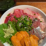 Hajime Sengyoten - 特製選べる海鮮丼＋生雲丹＠1,500円