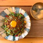 cafe こころひかる - 和風キーマカレー（1100円）