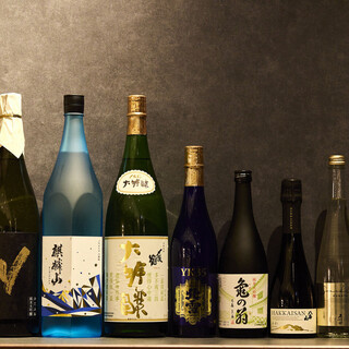 Enjoy Niigata's local sake and premium shochu to your heart's content.