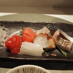 Okkan No Sushi - お造り盛り合わせ（ハーフサイズ）