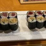 鮨 ひでぞう - 鉄火巻、鰻胡