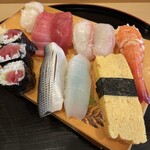 大菊寿司 - 握りランチ1,500円
