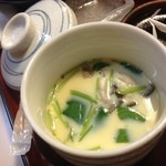 Sanjuusan Gendou - 茶碗蒸しは遅れて登場しましたが、アツアツ。