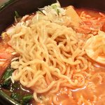 鯛麺真魚 - 鯛麺-真魚-(四川風辛口鯛スープ拉麺) 900円