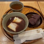 赤福茶屋 - 赤福ぜんざい＋赤福餅盆