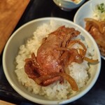 しの和GARDEN - 豚の生姜焼きオンザライス