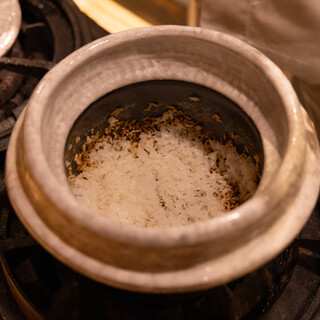 お米の味わいを追求。こだわりのご飯コース