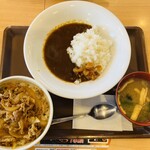すき家 - 牛丼Wセットランチ