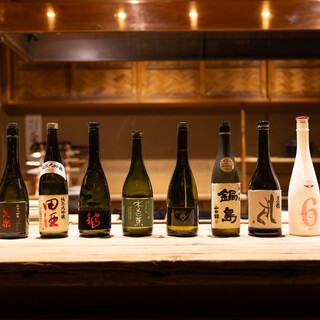 日本酒好き必見。旬の日本酒を取り揃えたメニュー