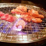 三宮酒場　情熱ホルモン - がんがん焼きました♪