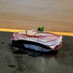 SUSHI TOKYO TEN、 - 握り　初ガツオ