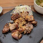 ごはん屋 むっく - 地鶏ガーリック焼き定食しゅけい