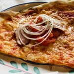 Ra Pasuta Tou - ランチ・スモーク鴨肉とダイストマトのピッツァ