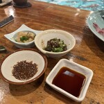 いけす割烹平家 - 薬味いろいろ