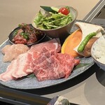 力八精肉店直営焼肉 松阪 力八 - 力八ランチプレート