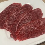 Yakiniku Akira Zen - ウチモモ(雪降り和牛)1,500円