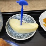 Gotou Shiyokudou - 『カツ丼(ラーメンスープ･つけもの･デザート付)』のデザート