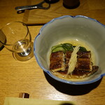 一二三本店 - まず　”うざく” 高いので他の店では単品で頼まなくなったので. 嬉しい