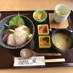 炭焼工房 心 - ◆ 海鮮丼定食 ¥1000-