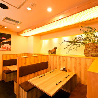 At the very back of the restaurant is a semi-private room that can accommodate up to four people.