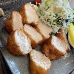 べじらいす - チキンカツプレート、アップ