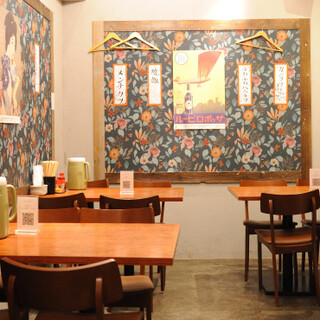 활기 넘치는 아늑한 공간 ◆ 식당 이므로 다양한 장면에서 사용할 수 ◎