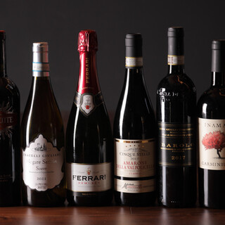 お料理と相性抜群◆種類豊富な【ワイン】【カクテル】に自信あり