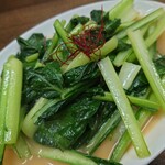 大衆スタンドむらかみ - 青菜を炒めたうまいやつ♪(ニンニクマシ)