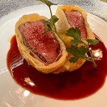 和フレンチバル村塾 - サーロインのパイ包み焼き990円