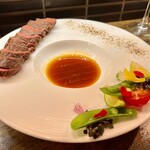 和フレンチバル村塾 - カンガルーもも肉ロースト1800円