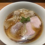 麺 ふじさき - ワンタン醤油ラーメン