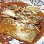 佐藤水産 - さば味噌やわらか煮（食べかけで失礼します）