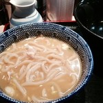 らー麺土俵 鶴嶺峰 - 少し残してスープ割りで食すのもオツ