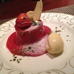 コントワール ミサゴ - フランボワーズのムースとバニラアイス　2014-2
