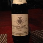 コントワール ミサゴ - CHAMBOLLE-MUSIGNY 1er CRU                     LES FUSSELOTTES 2001   2014-2