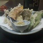 そば 法師人 - 舞茸天ぷら盛り